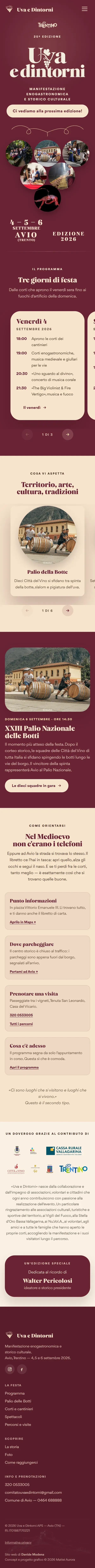 Uva e Dintorni — mobile